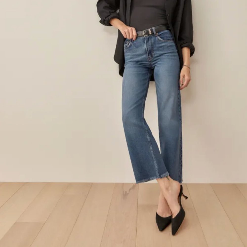 NWOT Emma High Rise Wide Leg Jeans